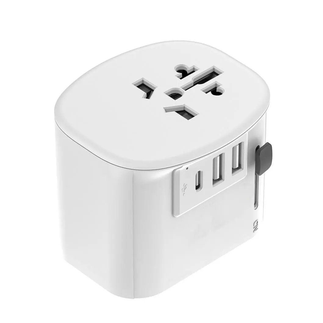 Produktfoto 1 von RS PRO Reiseadapter Italien, Brasilien, UK, USA, Australien, Japan, Europa, Schweiz, China Europa, Australien, China,