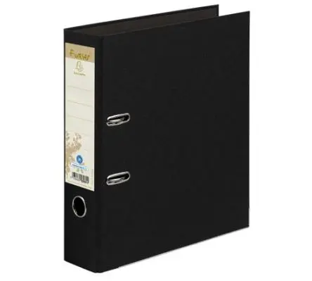 Produktfoto 1 von Exacompta A4+ Ringordner Ringordner, Schwarz, 2-Ringe, Ring-Verschluss