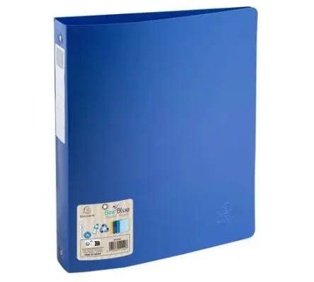 Produktfoto 1 von Exacompta A4+ Ringordner Ringordner, Blau, 4-Ringe, Ring-Verschluss
