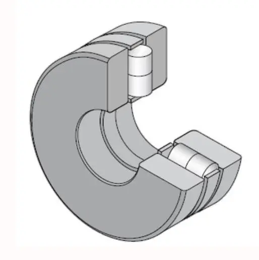 Produktfoto 1 von NTN Axiallager Axial-Zylinderrollenlager 1-reihig Kohlenstoffreicher Chromstahl 54 kN 1300rpm 893 / Außen-Ø 60 mm
