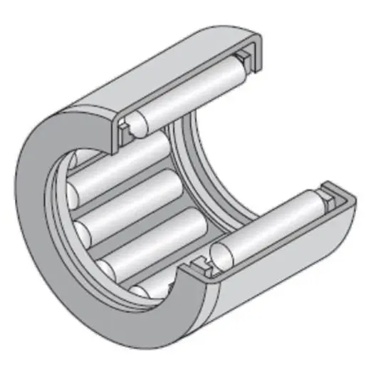 NTN Nadellager 1-reihig Gezogener Becher, Nadellager Stahl 7.2 kN CN 11000rpm HK1412FM / Außen-Ø 20 mm Außen-ø 8.5 kN
