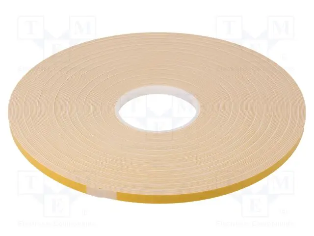 Tesa 04952-00530-00 4952 Polyethylenschaum Schaumstoff Klebeband, Doppeltes Ende, Weiß, Stärke 1.15 mm, 8 N/cm