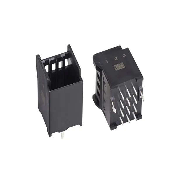 Produktfoto 1 von 3M 3S6XX-62XX IDC-Steckverbinder Buchse, gewinkelt, 8-polig Draht / 2-reihig, Raster 3 mm