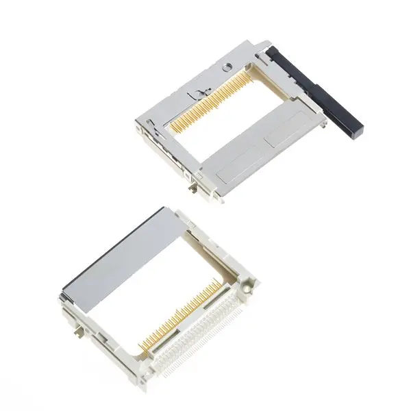 Produktfoto 1 von 3M 7E50 Series Compact Flash, gewinkelt Steckverbinder für Speicherkarten, 50-polig / 1-reihig Lot, Raster 1.27 mm,