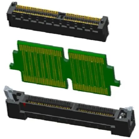 Produktfoto 1 von 3M Serie SPD08 Kantensteckverbinder Buchse, 0.8 mm, 40-polig, 2-reihig, Gerade, Platine Kabel