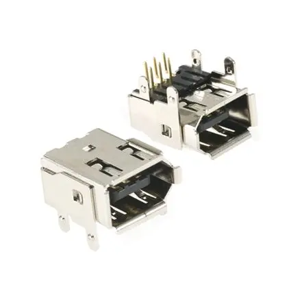 Produktfoto 1 von 3M E/A-Firewire-Steckverbinder 3E106, 6-polig, Horizontal, Platine Stecker