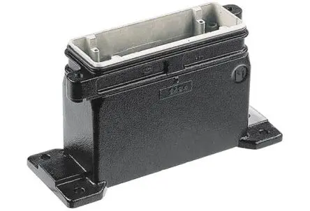 Produktfoto 1 von HARTING HAN HPR Gehäuse für robusten Stromversorgungsstecker Schraubbefestigung, Oberfläche Oberflächenmontiertes