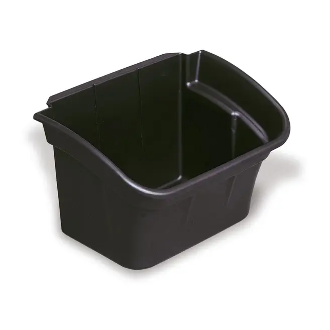 Produktfoto 1 von Rubbermaid Commercial Products Lagerbehälter Tragbar Schwarz Kunststoff, 5 Zoll x 431.8 mm x 307.8 mm
