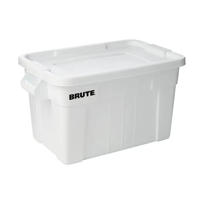 Produktfoto 1 von Rubbermaid Commercial Products BRUTE Lagerbehälter Tragbar Weiß, 15.1 Zoll x 441.96 mm x 706.12 mm