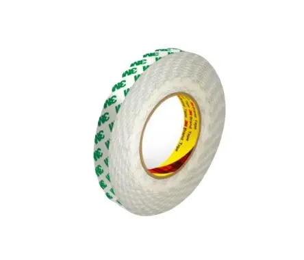 Produktfoto 1 von 3M 9087 Doppelseitiges Klebeband, Weiß, 30 °C bis 85 °C, Stärke 0.038 mm Polyvinylchlorid, 1mm x 50 m