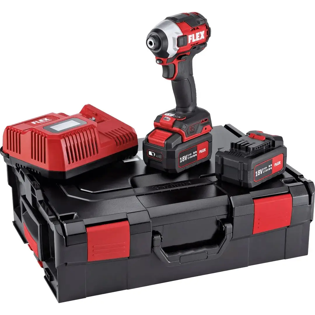 Produktfoto 1 von Flex 1/4 in Schnurlos Schlagschrauber 18 V 8 Ah Bürstenlos, 3700 rpm
