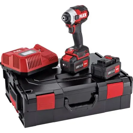 Produktfoto 1 von Flex 1/4 in Schnurlos Schlagschrauber 18V 8 Ah Bürstenlos, 3700U/min