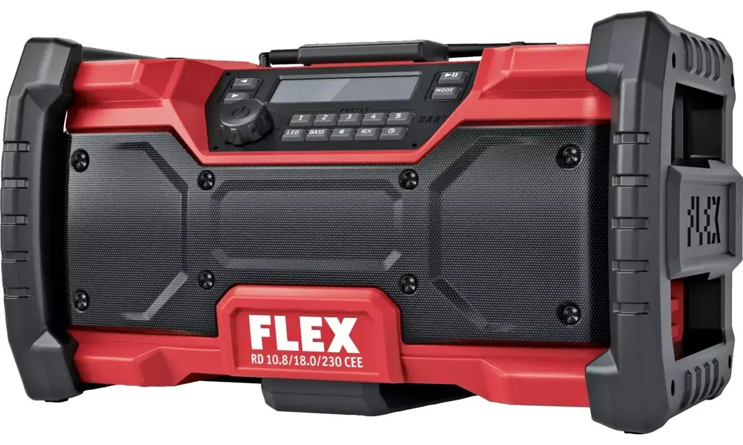 Produktfoto 1 von Flex Schnurlos Baustellenradio 18 V 87,5 MHz, 108 MHz 4.3 kg
