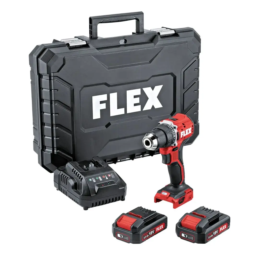 Flex DD Li-Ion Akku Bohrschrauber 18V Bürstenlos 2.5 → 8Ah