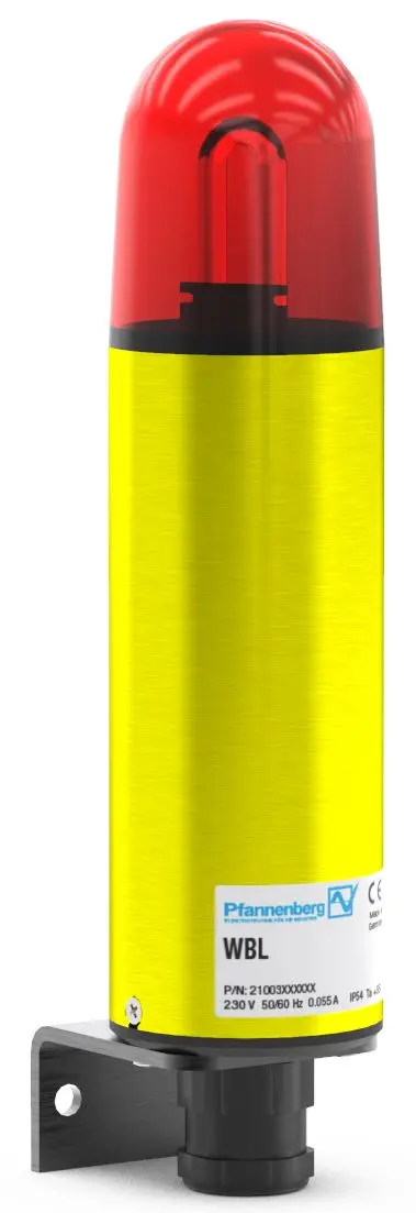 Produktfoto 1 von Pfannenberg Visual Signaling Devices WBL Xenon Signalturm Blink-Licht Rot, 230 V AC