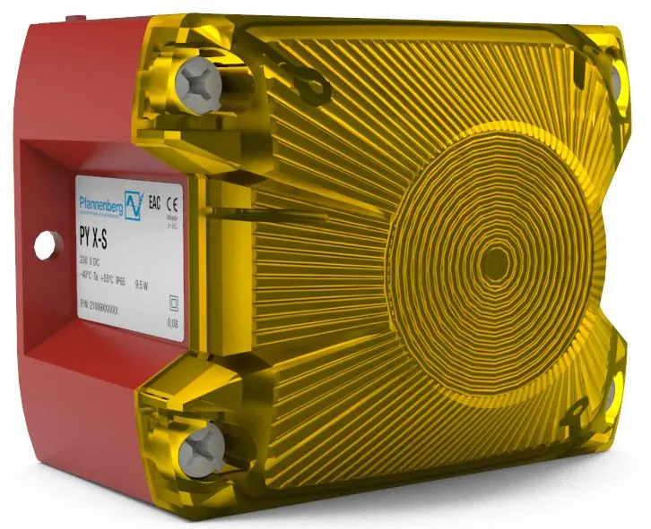 Produktfoto 1 von Pfannenberg PY X-S-05 Xenon Blinkend Signalleuchte Gelb, 230 V AC