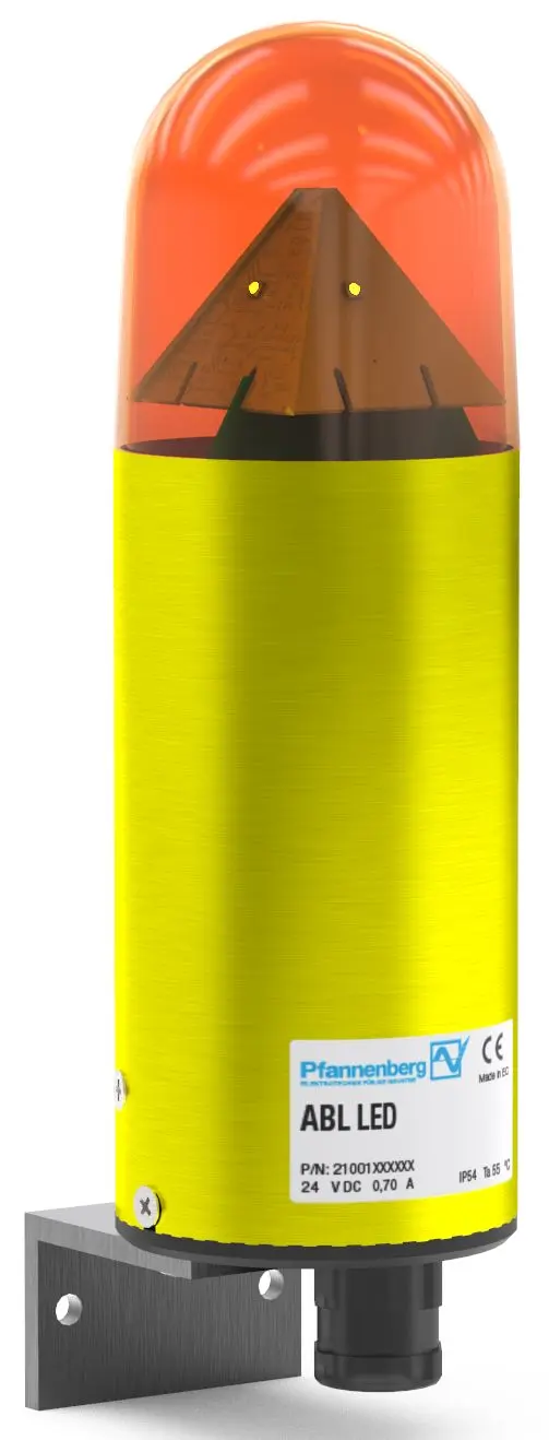 Produktfoto 1 von Pfannenberg ABL / ABS LED-HI LED Blinklicht, Dauerlicht, Blitzlicht Signalleuchte Orange, 24 V DC