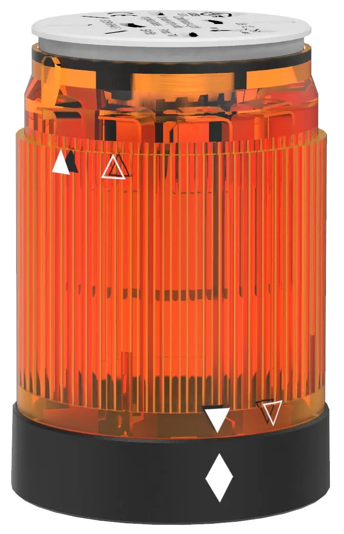Produktfoto 1 von Pfannenberg Signal Tower BR 50 Signalturm Ununterbrochenes Licht-Licht Orange, 12 → 230 V AC/DC