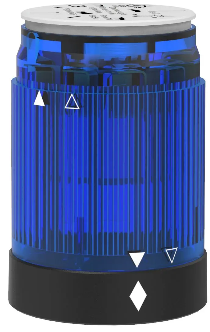 Produktfoto 1 von Pfannenberg Signal Tower BR 50 Signalturm Ununterbrochenes Licht-Licht Blau, 12 → 230 V AC/DC