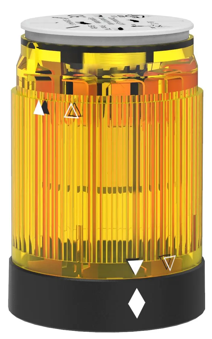 Produktfoto 1 von Pfannenberg Signal Tower BR 50 Signalturm Ununterbrochenes Licht-Licht Gelb, 12 → 230 V AC/DC