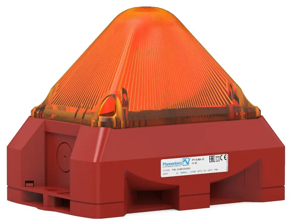 Produktfoto 1 von Pfannenberg PY X Blink-Licht Signalleuchte Orange, 230 V AC
