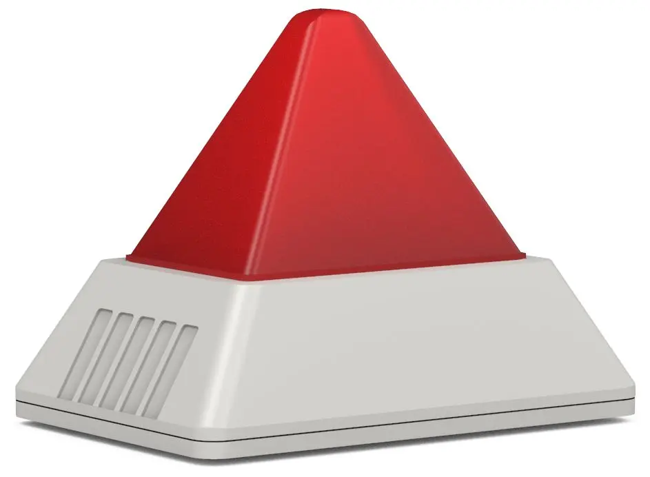Produktfoto 1 von Pfannenberg PD 2100-M-AS-i LED, Dauer Signalleuchte Rot, 26,5 → 32,6 V DC