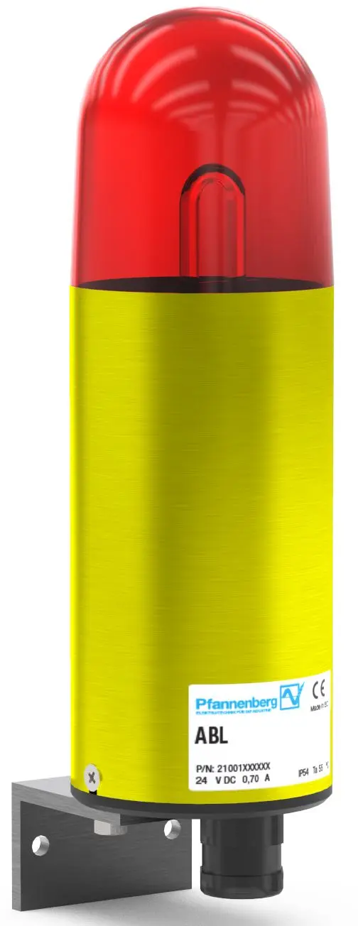 Produktfoto 1 von Pfannenberg Visual Signaling Devices ABL Xenon Signalturm Blink-Licht Rot, 230 V AC