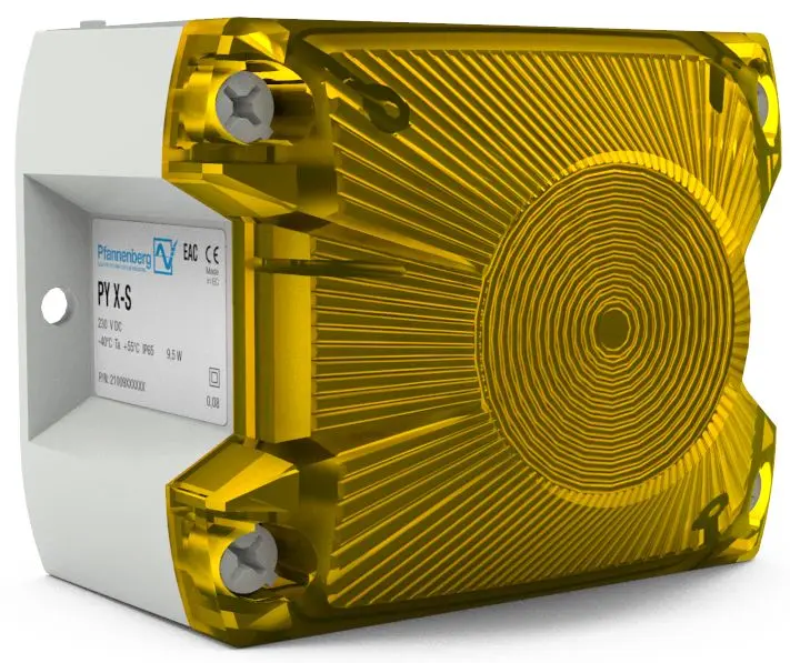 Produktfoto 1 von Pfannenberg PY X-S-05 Xenon Blinkend Signalleuchte Gelb, 230 V AC