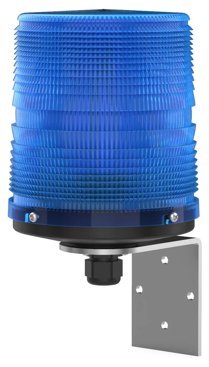Produktfoto 1 von Pfannenberg PMF LED-HI-SIL LED Blinkend Signalleuchte Blau, 12/24 V DC