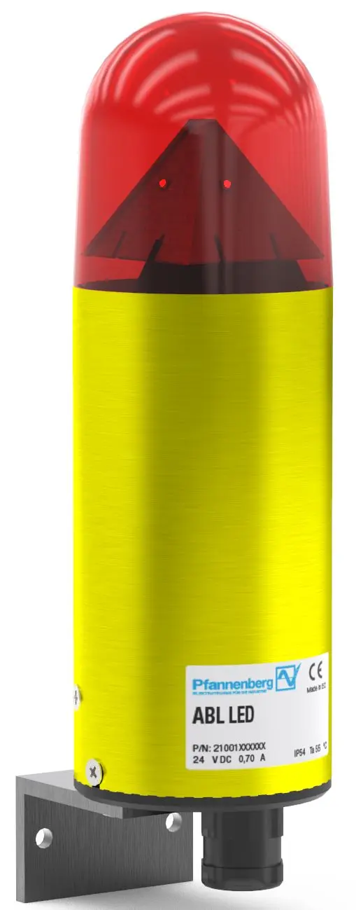 Produktfoto 1 von Pfannenberg ABL / ABS LED-HI LED Blinklicht, Dauerlicht, Blitzlicht Signalleuchte Rot, 24 V DC