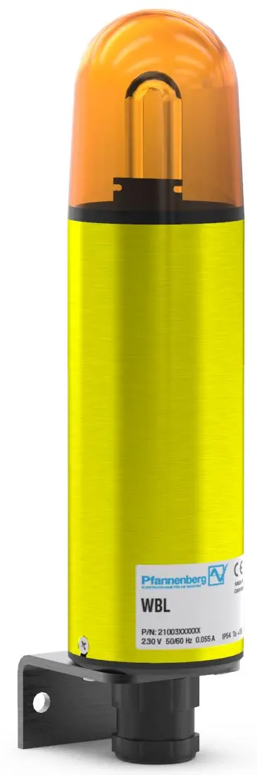 Produktfoto 1 von Pfannenberg Visual Signaling Devices WBS Xenon Signalturm Blink-Licht Orange, 24 V DC