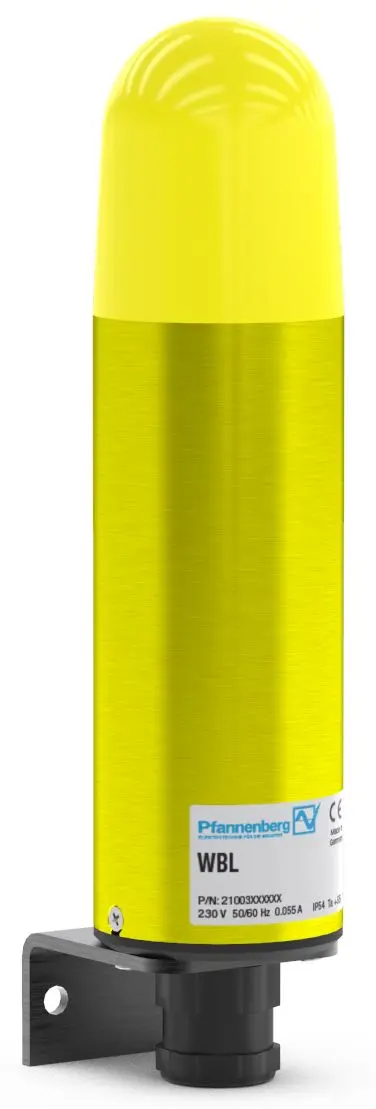 Pfannenberg Visual Signaling Devices WBL Xenon Signalturm Blink-Licht Gelb, 230 V AC