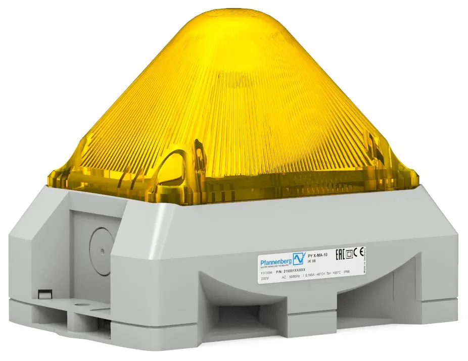 Produktfoto 1 von Pfannenberg PY X Blink-Licht Signalleuchte Gelb, 230 V AC
