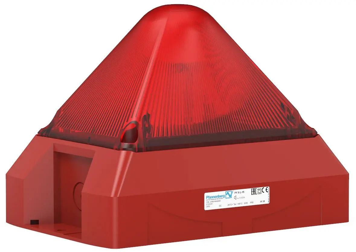 Produktfoto 1 von Pfannenberg PY X Blink-Licht Signalleuchte Rot, 24 V AC