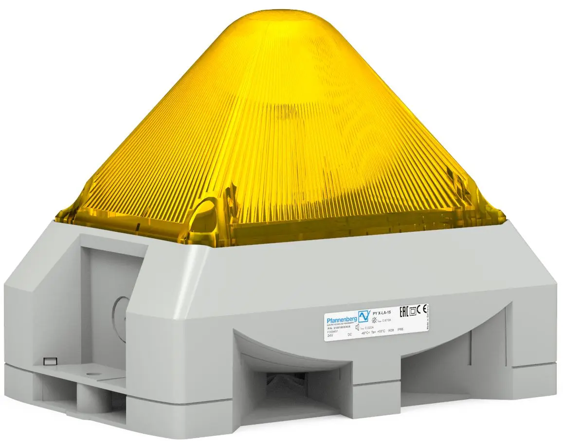 Produktfoto 1 von Pfannenberg PY X Blink-Licht Signalleuchte Gelb, 24 V DC