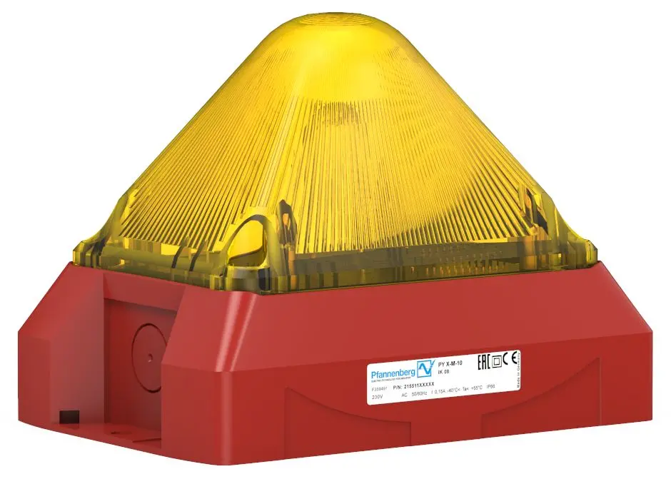 Produktfoto 1 von Pfannenberg PY X-M-10 Xenon Blinkend Signalleuchte Gelb, 230 V AC