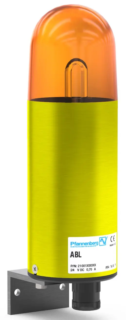 Produktfoto 1 von Pfannenberg Visual Signaling Devices ABS Xenon Signalturm Blink-Licht Orange, 24 V DC
