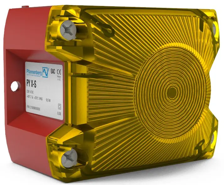 Produktfoto 1 von Pfannenberg PY X-S-05 Xenon Blinkend Signalleuchte Gelb, 24 V DC