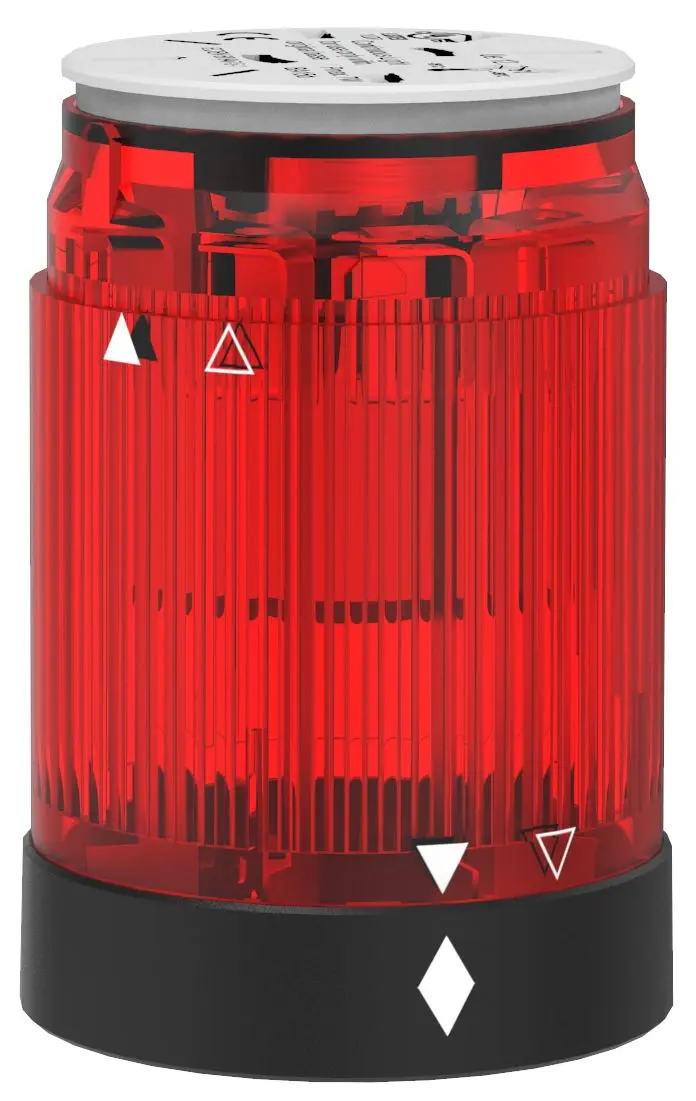 Produktfoto 1 von Pfannenberg Signal Tower BR 50 Signalturm Ununterbrochenes Licht-Licht Rot, 24 V DC