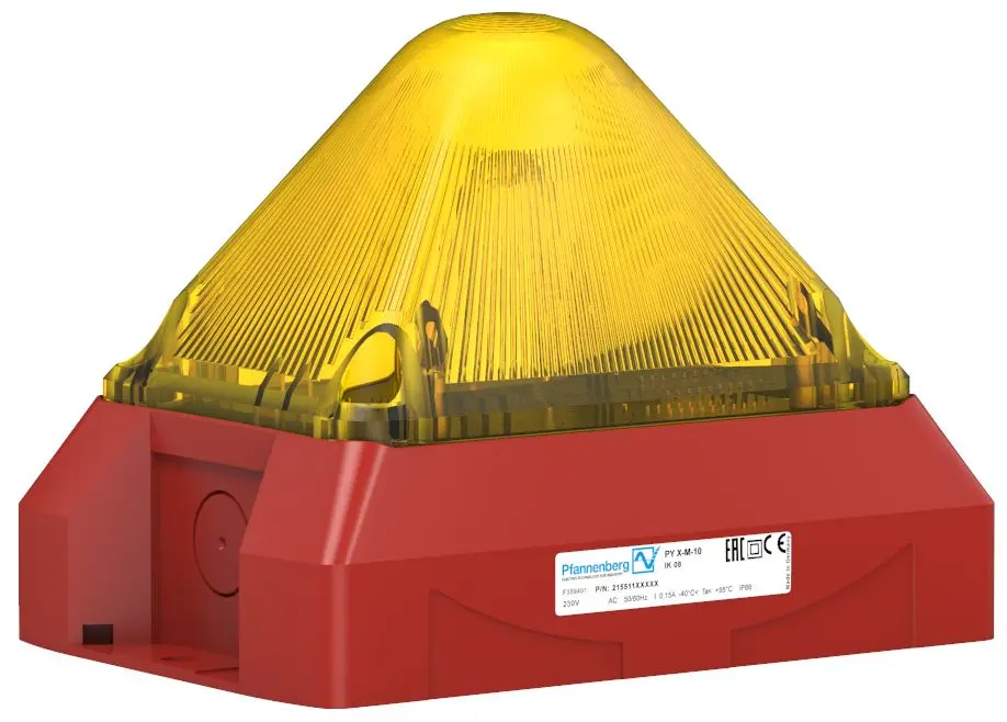 Produktfoto 1 von Pfannenberg PY X-M-05 Xenon Blinkend Signalleuchte Gelb, 230 V AC