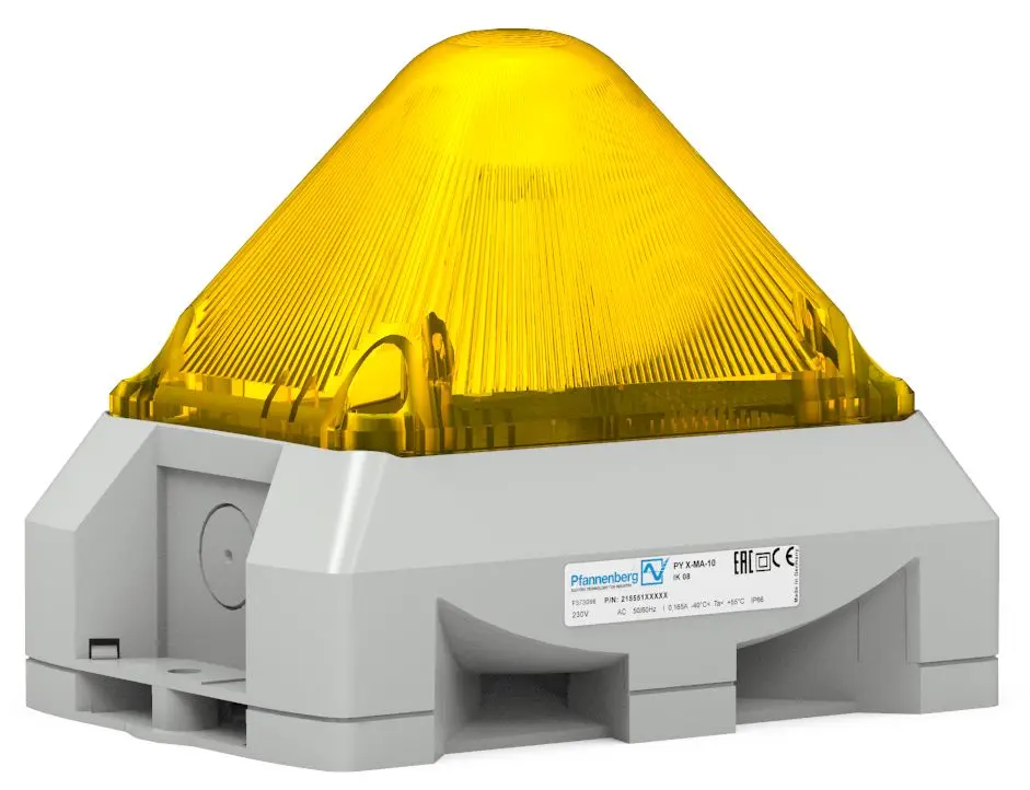 Produktfoto 1 von Pfannenberg PY X Blink-Licht Signalleuchte Gelb, 230 V AC