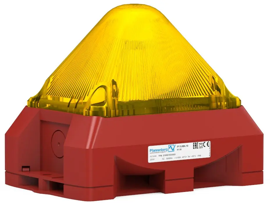 Produktfoto 1 von Pfannenberg PY X Blink-Licht Signalleuchte Gelb, 230 V AC