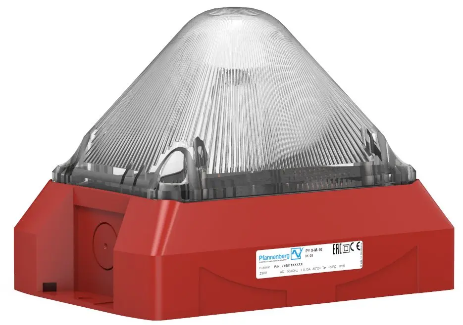 Produktfoto 1 von Pfannenberg PY X-M-10 Xenon Blinkend Signalleuchte Klar, 230 V AC