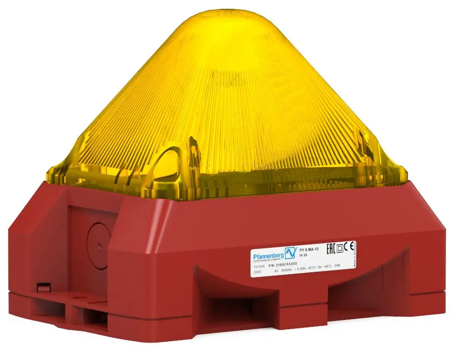 Produktfoto 1 von Pfannenberg PY X Blink-Licht Signalleuchte Gelb, 24 V AC/DC