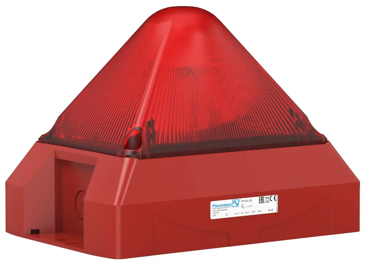 Produktfoto 1 von Pfannenberg PY X-L-15 LED Blinkend Signalleuchte Rot, 230 V AC