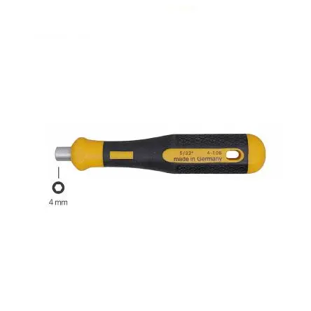 Produktfoto 1 von Bernstein 4 mm Sechskant-Steckschlüssel, Hochwertiger Werkzeugstahl, Länge 110mm