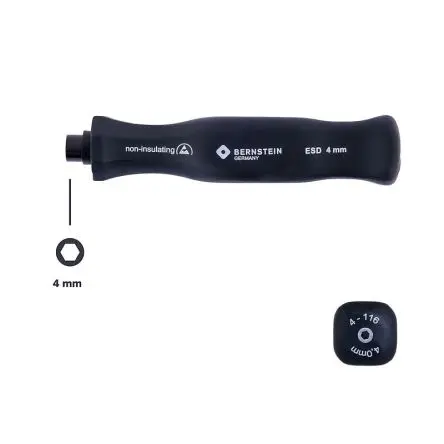 Produktfoto 1 von Bernstein 4 mm, ESD-Kunststoff (Polypropylen), Länge 95mm