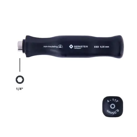Produktfoto 1 von Bernstein 1/4 in, ESD-Kunststoff (Polypropylen), Länge 105mm