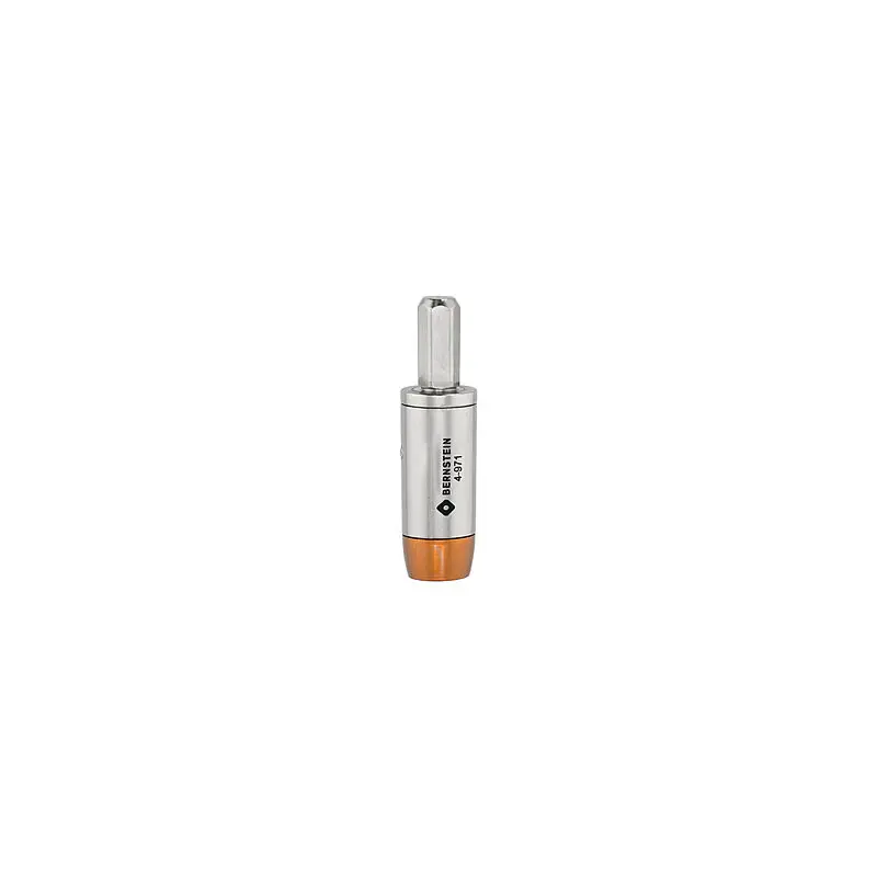 Produktfoto 1 von Bernstein, 4 mm Sechskant-Steckschlüssel Drehmomentadapter, Grau, 4 mm