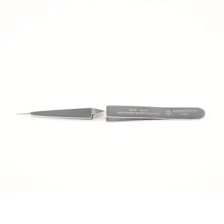 Produktfoto 1 von Bernstein Edelstahl Pinzette, 120mm, Spitze Sehr Fein Antimagnetisch